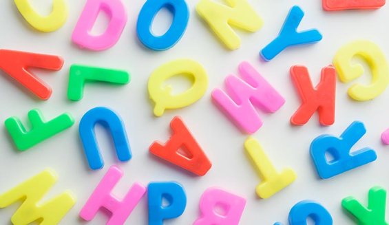 Letter to learn spelling,Colorful letter help children to learn